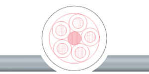 ELITRONIC LIYY 2X0,25 DIN47100, GRAU RAL 7001