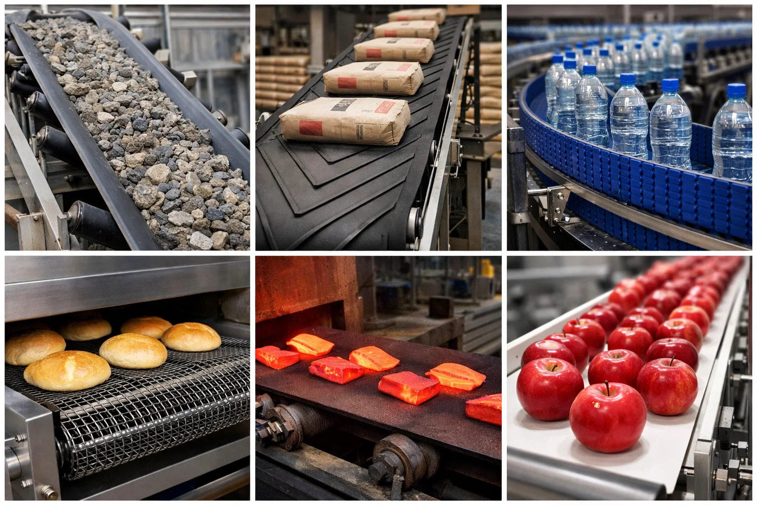 Виды конвейерных лент и их предназначение