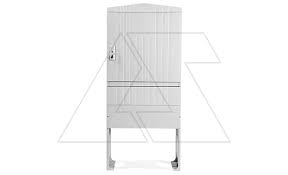 Щит напольный 870x800x325мм (ВxШxГ) из композитного (SMC) материала на цоколе 900мм без монт. панели, IP54