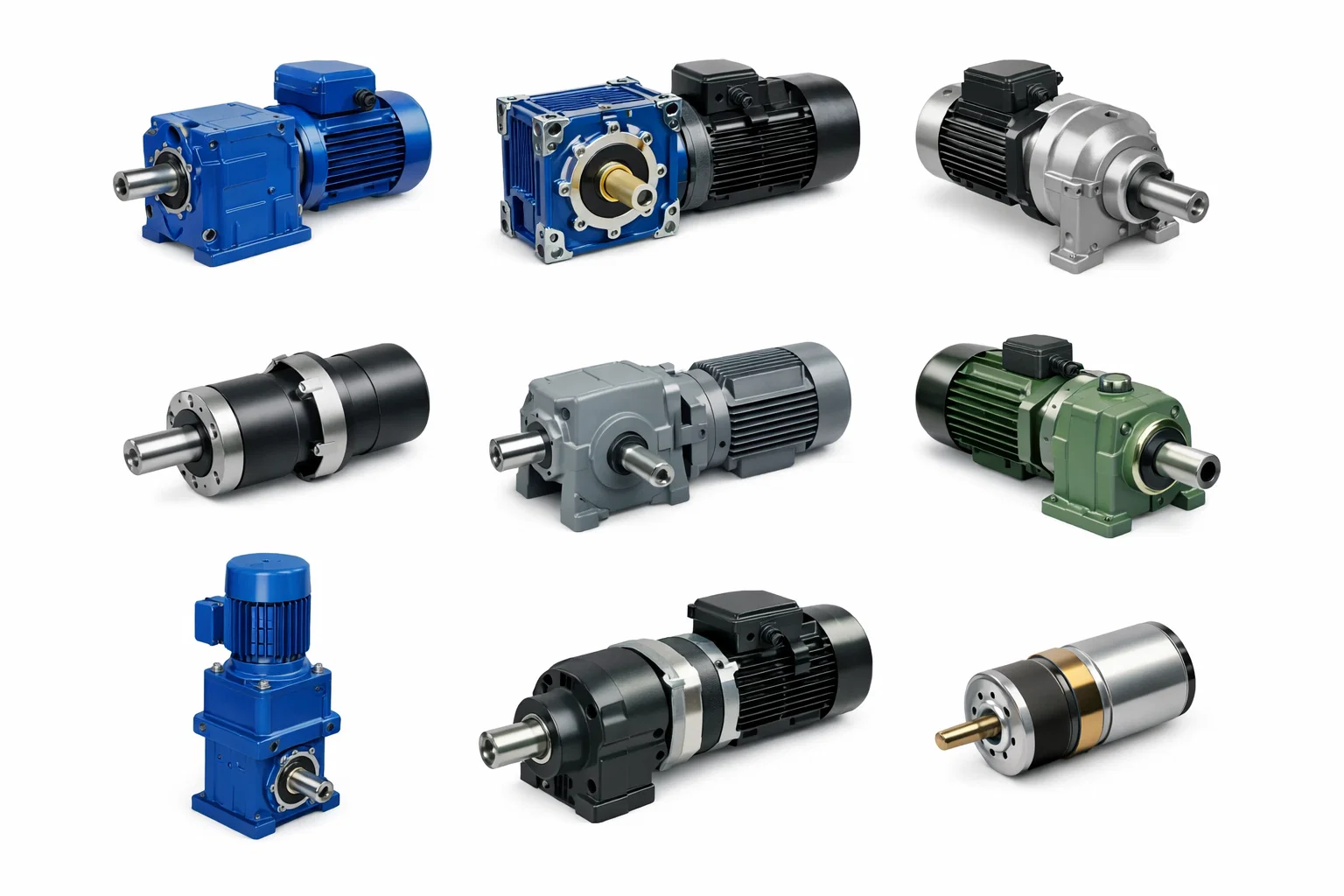Виды мотор-редукторов<
