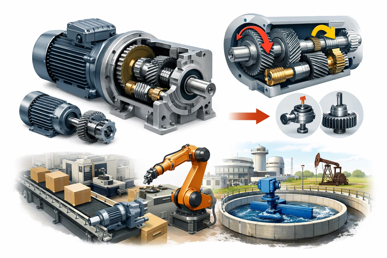 Что такое мотор-редуктор и для чего нужен<