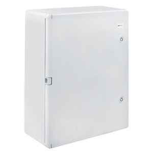 Щит навесной 700X500X250мм (ВхШхГ) с монт. панелью 645X435мм (ВхШ), с комплектом крепления на стену, дверь глухая, IP65, поликарбонат