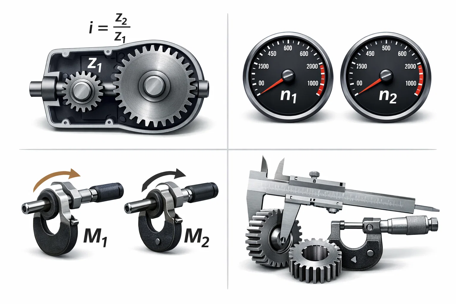 Как определить передаточное число редуктора?<