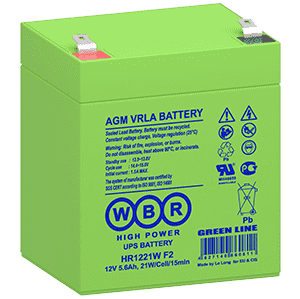 Аккумулятор 12В 5.6А.ч WBR HR1221W F2 WBR