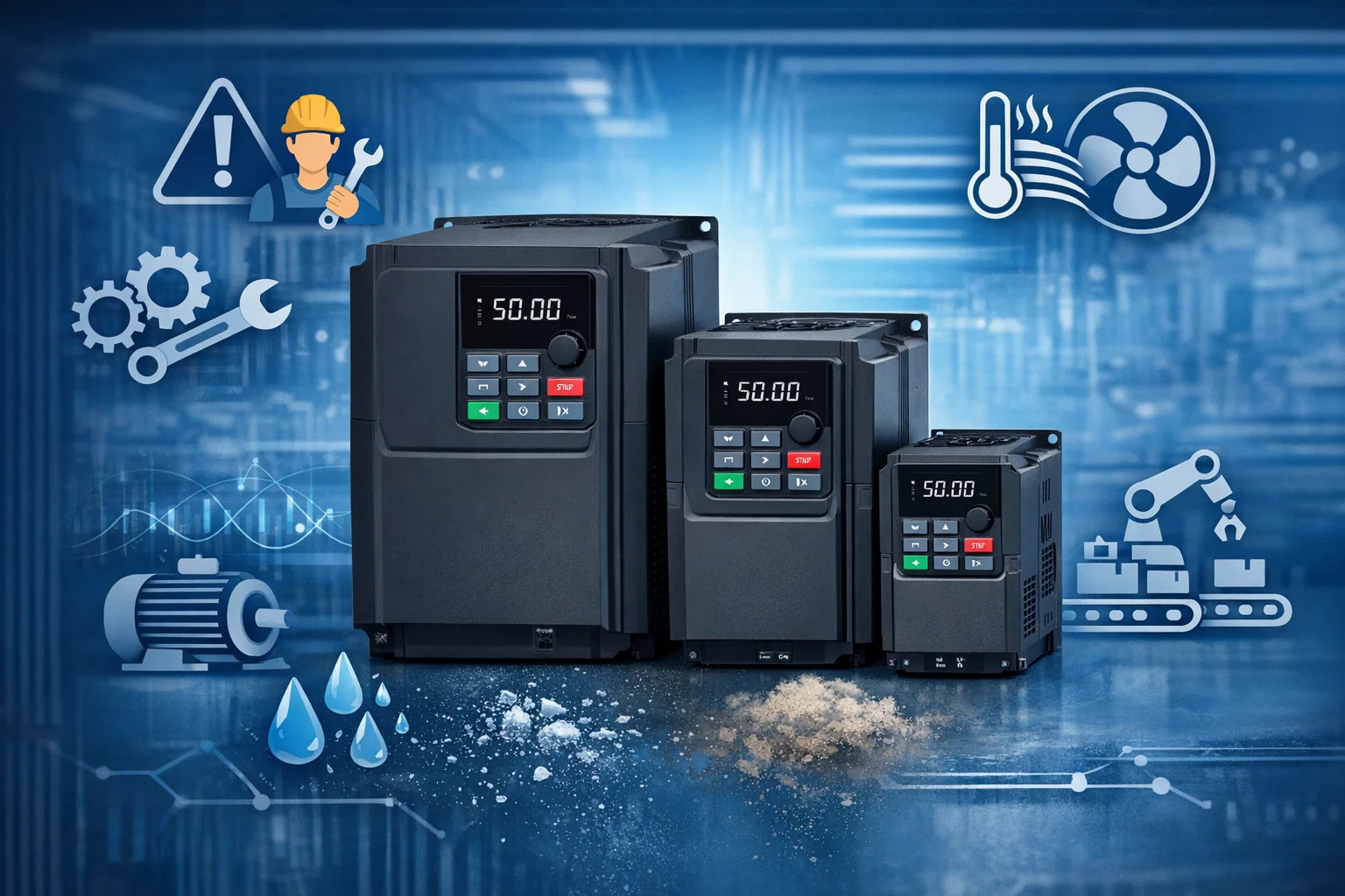 Частотные преобразователи M-Driver: особенности эксплуатации<