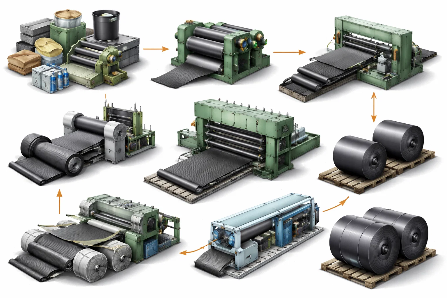 Технология изготовления ленты конвейерной<
