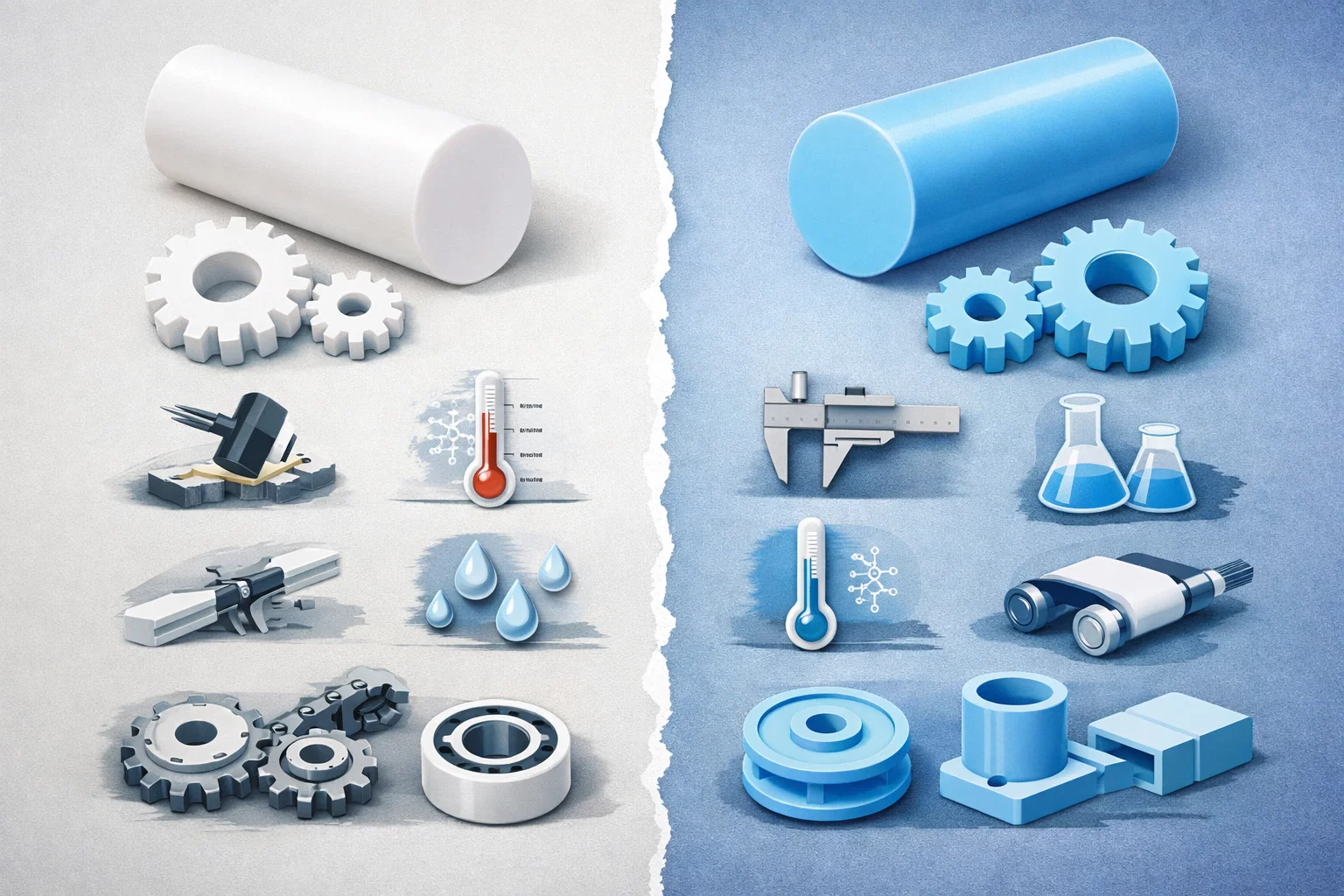 Сравнение капролона и полиамида - в чем разница и что выбрать<