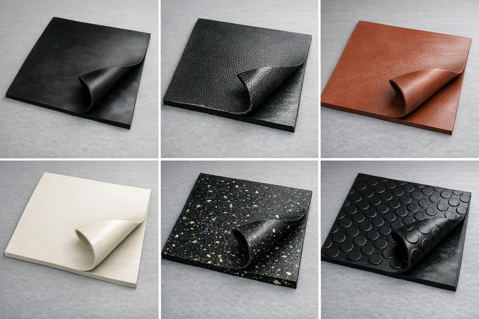 Типы резиновых техпластин<