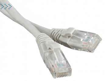 Патч-корд LANMASTER UTP, кат. 6, RJ45-RJ45, серый, длина 3.0 м
