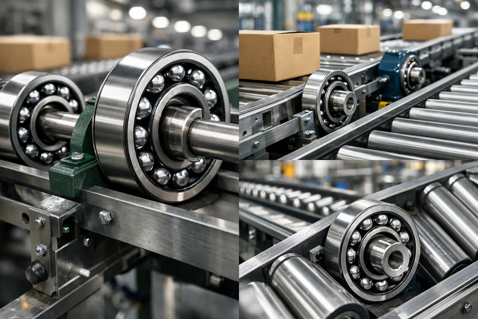 Шариковые однорядные подшипники в конвейерных системах<