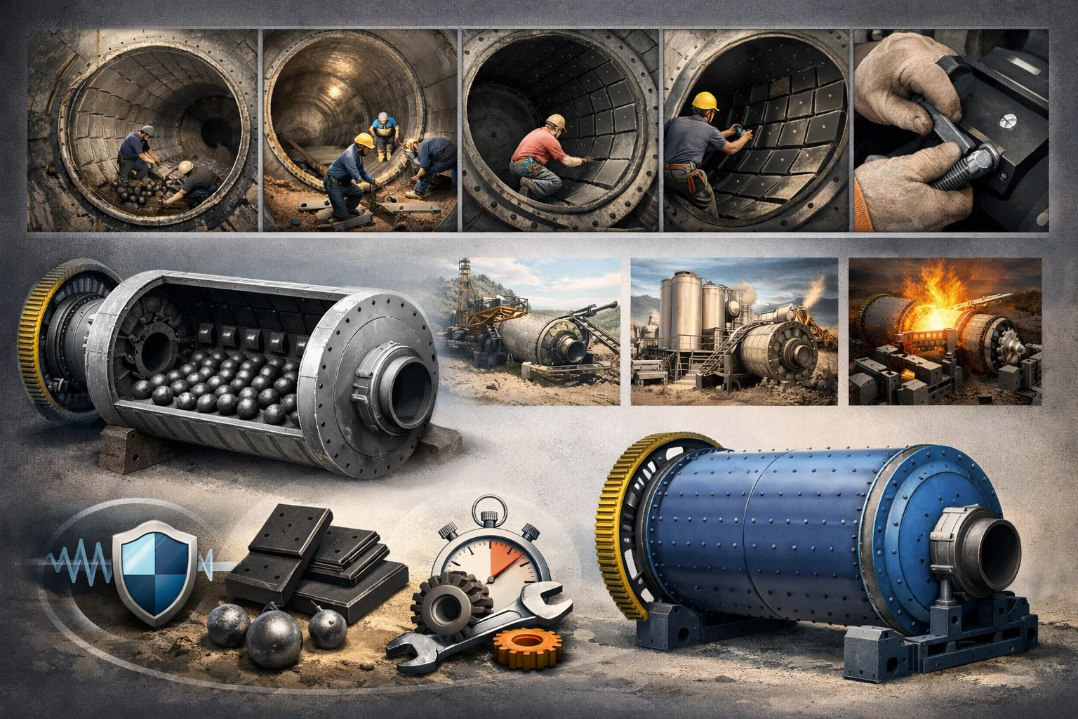 Футеровка барабана: технология, этапы, применение и преимущества<