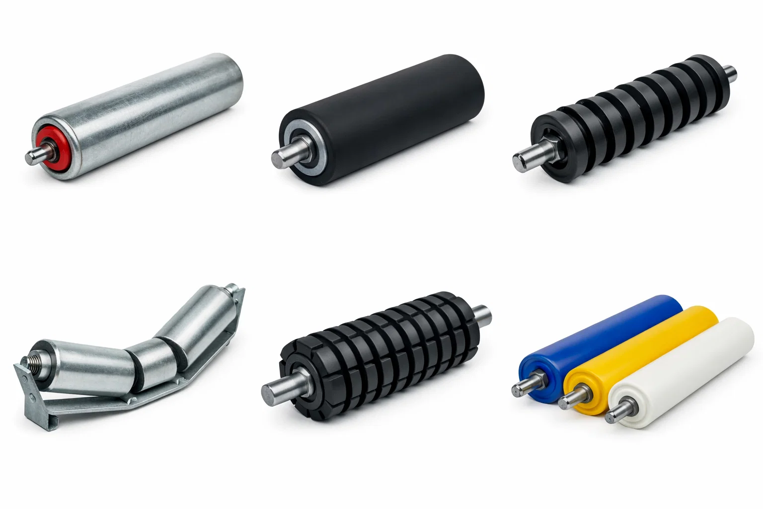 Типы конвейерных роликов<