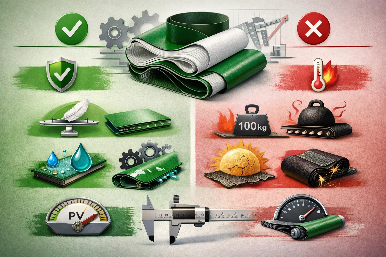 Преимущества и недостатки конвейерных лент ПВХ: сравнительный анализ и технические характеристики<