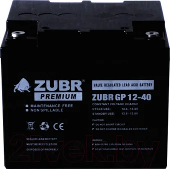 ZUBR GEL 12-40Ah