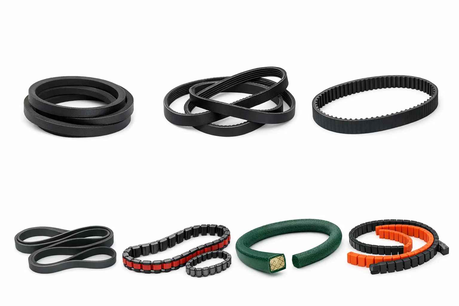 Виды приводных ремней