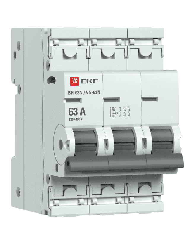 Выключатели нагрузки (рубильники)