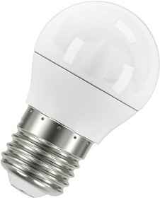 Лампа ЛЕД  E27 10Вт шар мат.3К LVCLP75 10SW/830 230V RU OSRAM