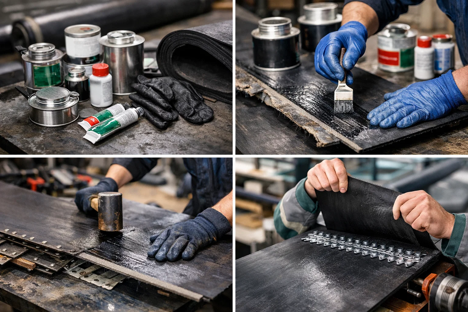 Обзор клеев для стыковки конвейерных лент методом холодной вулканизации<