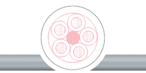 ELITRONIC LIYY 2X0,25 DIN47100, GRAU RAL 7001