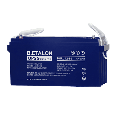 Аккумулятор B.ETALON BHRL 12-80 - купить в Москве - ООО Гамма-компоненты