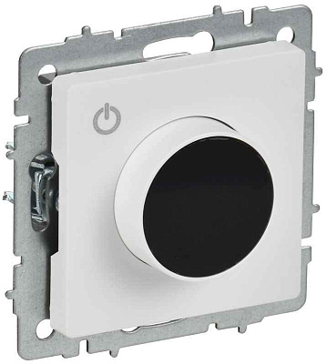 Термостат электронный BRITE СП ТС10-1-БрАБ с индикацией механизм арктич. бел. IEK BR-RT11-K91 