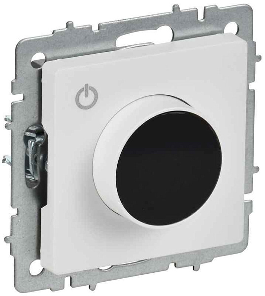 Термостат электронный BRITE СП ТС10-1-БрАБ с индикацией механизм арктич. бел. IEK BR-RT11-K91 