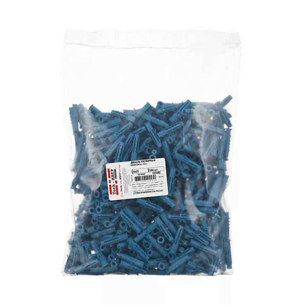 Дюбель четырехраспорный (универс.) Чапай 6х30 шипы + усы полипропилен (уп.500шт) Tech-KREP 132440 