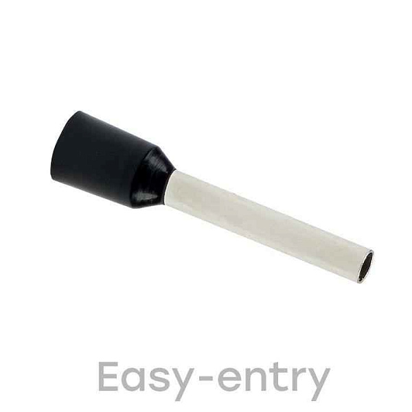 Наконечник штыревой втулочный изол. НШвИ 1.5-12 (уп.50шт) EKF nhvi-1.5-12 