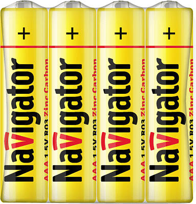 Элемент питания солевой AAA/R03 94 757 NBT-NS-R03-SH4 (уп.4шт) Navigator 94757 