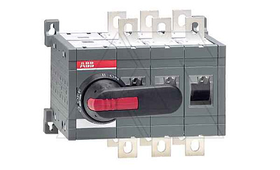 1SCA022835R1650 ВЫКЛ. НАГРУЗКИ РЕВЕРСИВНЫЙ OT400E03CP, 400A 3P СХЕМА I-0-II ВИДИМЫЙ РАЗРЫВ C ВЫНОСНОЙ БЛОК. РУКОЯТКОЙ OHB95J12E011 И ОСЬЮ OXP12X166 