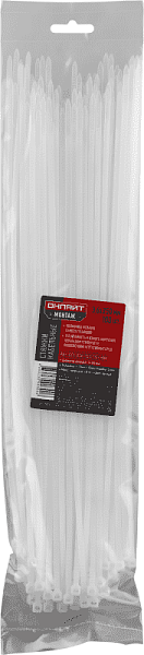 Хомут 90 300 OCT-036-350-100-WH (уп.100шт) ОНЛАЙТ 90300 