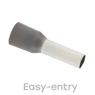 Наконечник штыревой втулочный изол. НШвИ 4.0-9 (уп.50шт) EKF nhvi-4.0-9 