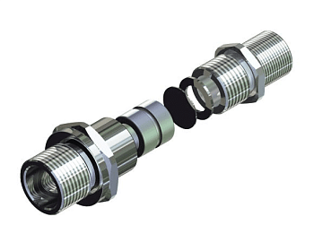 Ех-кабельный ввод ВКВБ1-НР-M40-33-38 1Ex db e II Gb X ГОФРОМАТИК