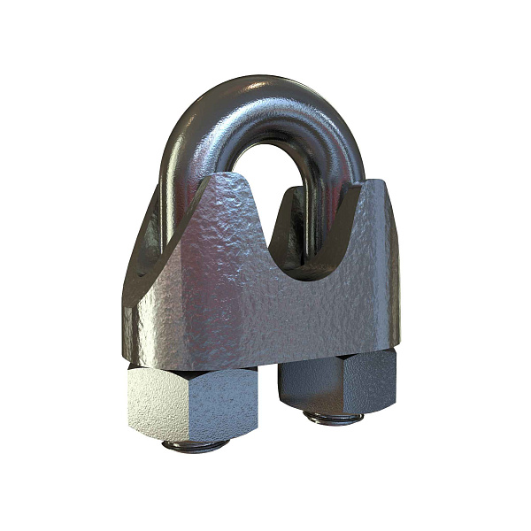 Трос Зажим  8 для троса ф 8(6,7), DIN 741