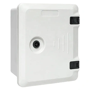 Щит навесной 300x250x170мм (ВxШxГ) из композитного (SMC) материала с монт. панелью, IP65