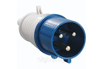 Силовая вилка 013 2Р+РЕ 16А 220В IP44 ИЭК MAGNUM РФ