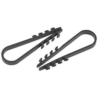 Дюбель-хомут 19-25мм для круглого кабеля NO-224-227 черн. (уп.100шт) Эра Б0066267 