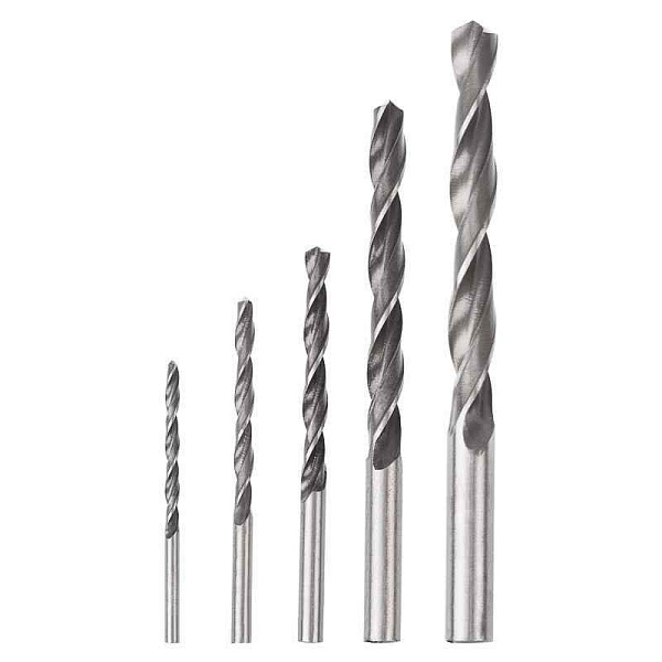 Набор сверл по металлу (HSS) диаметр 4.0-10.0мм (5шт) Kranz KR-91-0632 