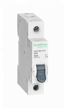 Выключатель автоматический модульный 1п C 25А 4.5кА City9 Set 230В SE C9F34125 Systeme Electric