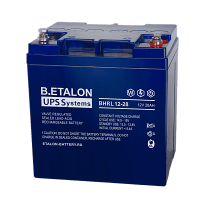 Аккумулятор B.ETALON BHRL 12-28 - купить в Москве - ООО Гамма-компоненты