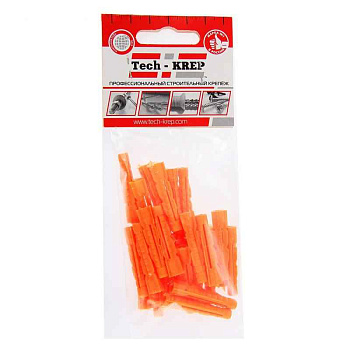 Дюбель универсальный 6х37 полипропилен (пакет) (уп.30шт) Tech-Krep 102929