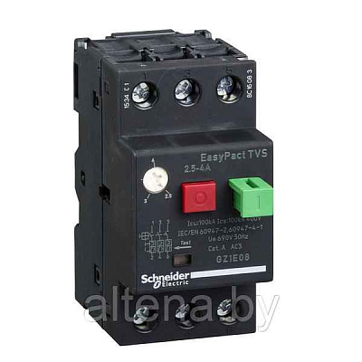 GZ1E08 АВТ. ВЫКЛЮЧАТЕЛЬ 2,5-4A 