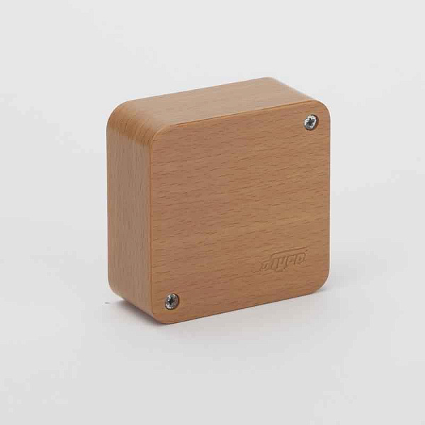 Коробка распределительная ОП 79х79х32мм IP40 бук (светл. основа) Ruvinil 65004-38М 