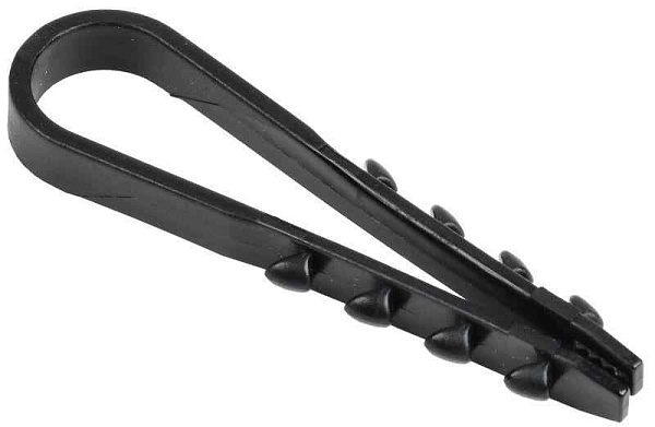 Дюбель-хомут 5-10мм для круглого кабеля нейлон черн. (уп.100шт) IEK UHH36-5-10-100 