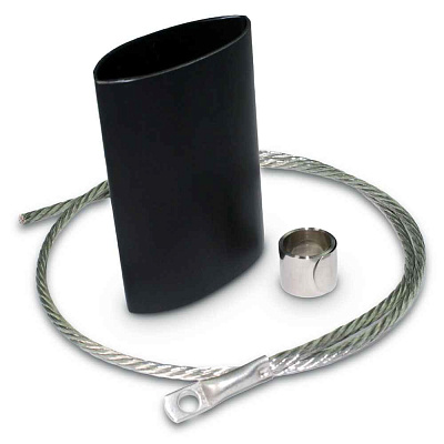 Комплект заземления металлорукава в изоляции термоусаживаемый КЗМТ 500  (8-12) ГОФРОМАТИК 