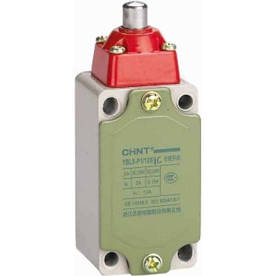 Выключатель путевой YBLX-P1/120/1C прямого действия с буфером CHINT 437072 