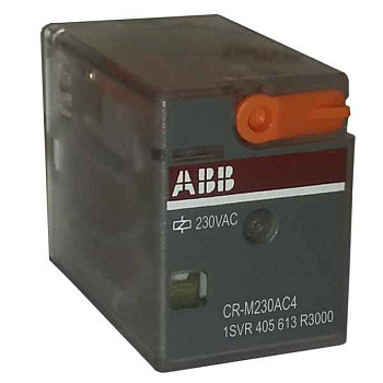 Реле CR-M230AC4 230В АС 4ПК (6А) 1SVR405613R3000,  ABB