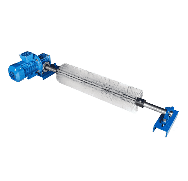 Щетка электрическая для очистки конвейерной ленты 600 мм. Ø300 