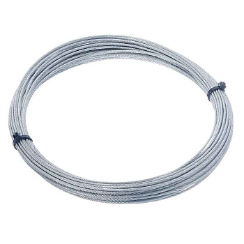 Трос стальной 3.0мм DIN 3055 цинк (уп.5м) подвес СТРОЙМЕТИЗ 4142062