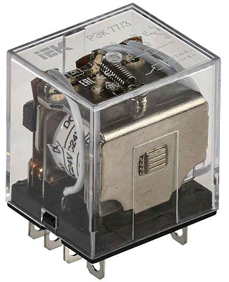 Реле РЭК 77-3 10А 24В DC IEK RRP10-3-10-024D 